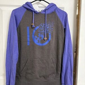 tentree Purple and Gray Hoodie